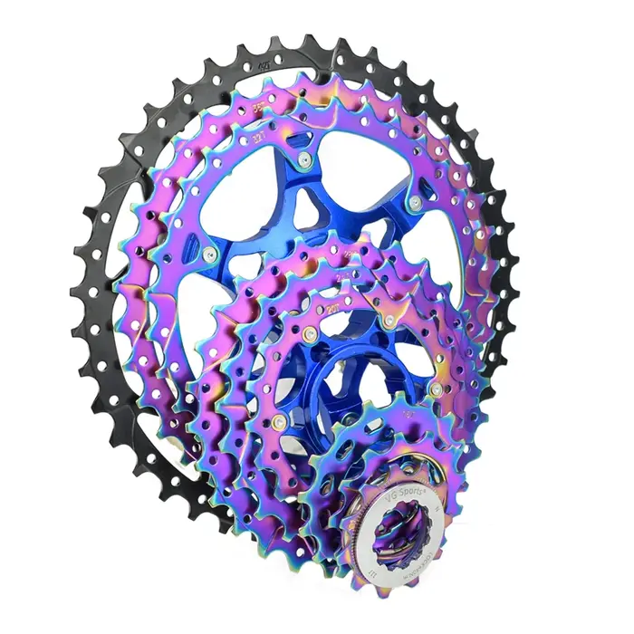 8 9 10 11 12 vitesses arc-en-ciel vélo Cassette VTT roue libre