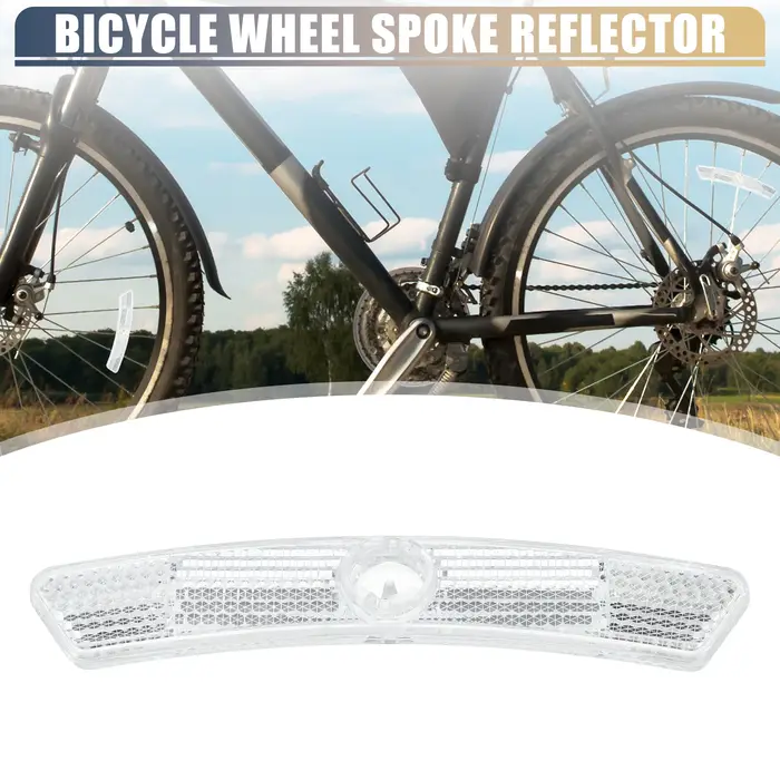 X Autohaux 1 paire de réflecteurs de vélo 5 "x 0.79" x 0.47 "Réflecteur d'avertissement