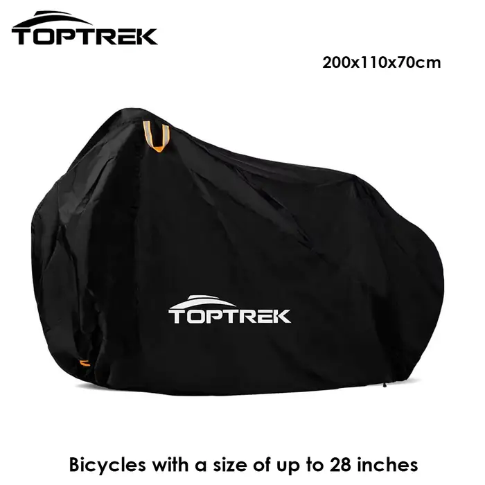 Toptrek housse de vélo stockage extérieur étanche Anti-UV 210D Oxford couvertures de haute qualité p