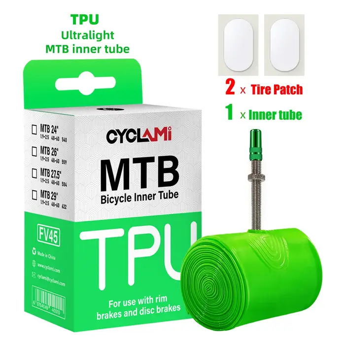 Chambre à Air Ultralégère en TPU pour Vélo de Montagne