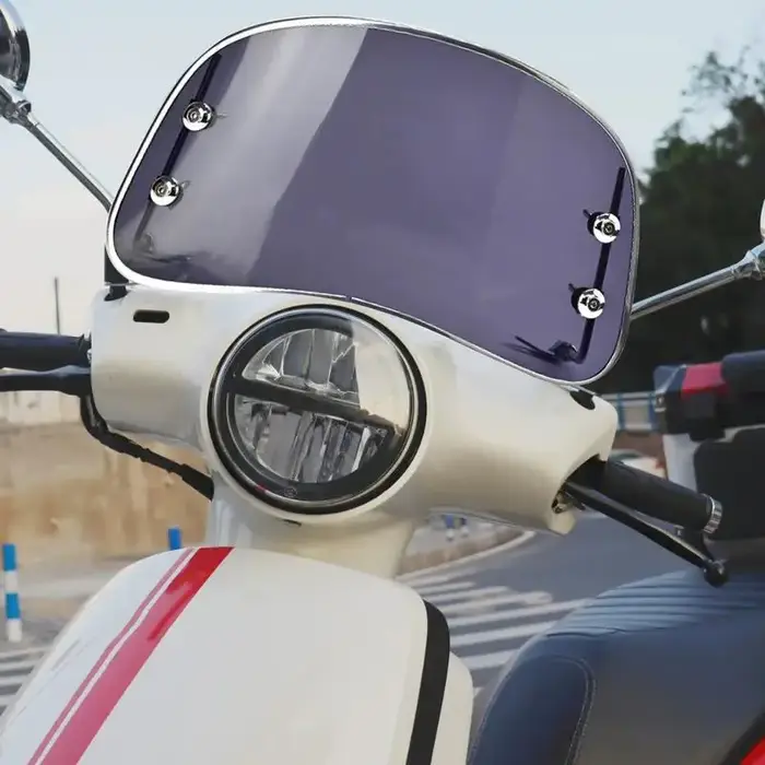 Déflecteur de vent semi-circulaire pour pare-brise de moto et Scooter, déflecteur de vent épais pour