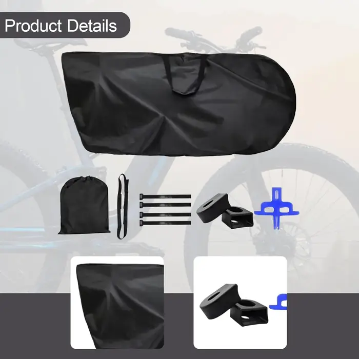 Sac de transport pour vélo compatible avec les trains à grande vitesse