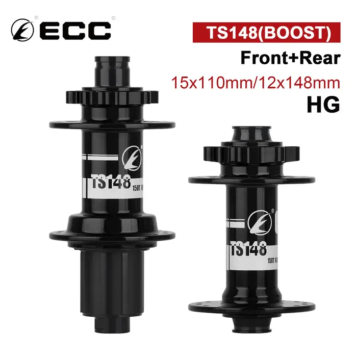 Moyeu de vélo VTT ECC 150T Boost 15x110mm TS148 TS100 4 roulements ultra-lubrifiés bruyants, engrena