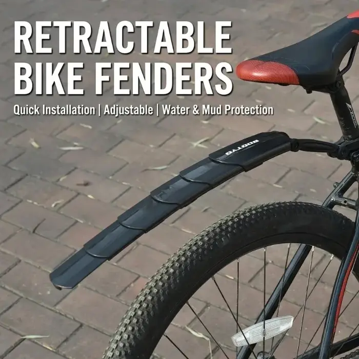 Garde-boue rétractable pour vélo de montagne
