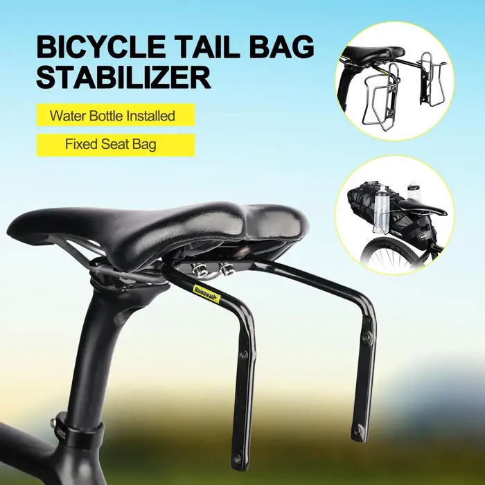 Stabilisateurs de sacoche de selle de vélo avec trou de fixation pour bouteille d'eau