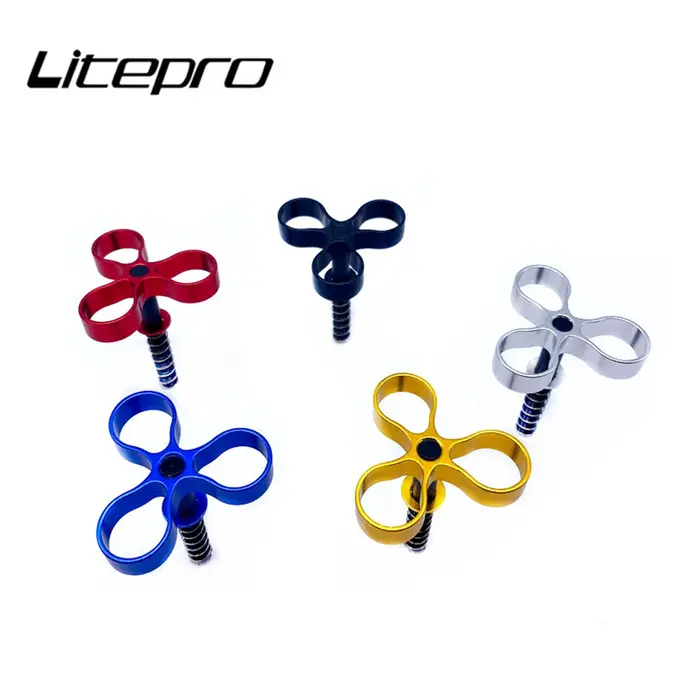 Bouton de robinet de vélo pliant en fleur de prunier