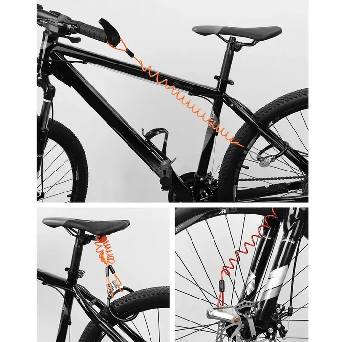 Câble de verrouillage à ressort pour vélo