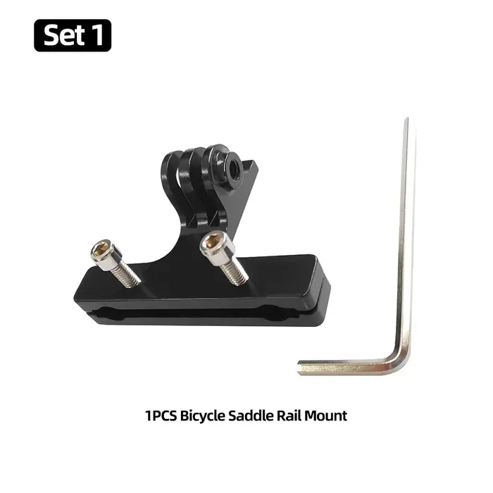 Pour GoPro vélo selle Rail montage vélo siège support pour GoPro Hero 13 12 11 10 9 8 7 6 Insta360 X
