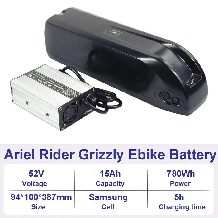 Batterie au lithium pour vélo électrique, Ariel Rider, Grizzly, Kepler, X-aq, Step-Thru, Longue port