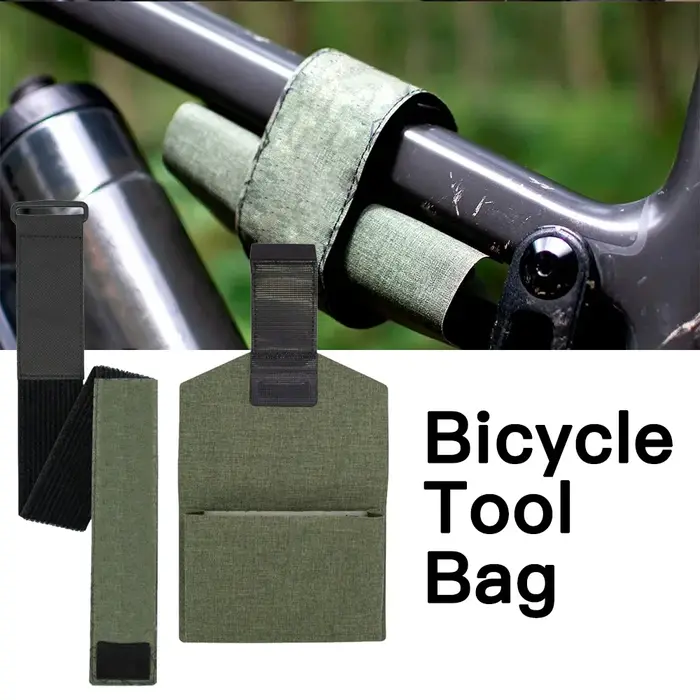 Sac à outils de vélo enveloppé dans un sac