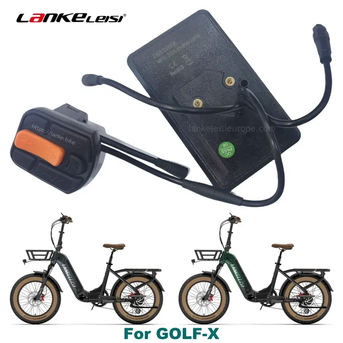 Écran LCD YL91F-V (hors support) pour vélo électrique Lankeleisi MG800 Max/ X3000 Max / MG600Plus /MG740 Plus /RV700 /