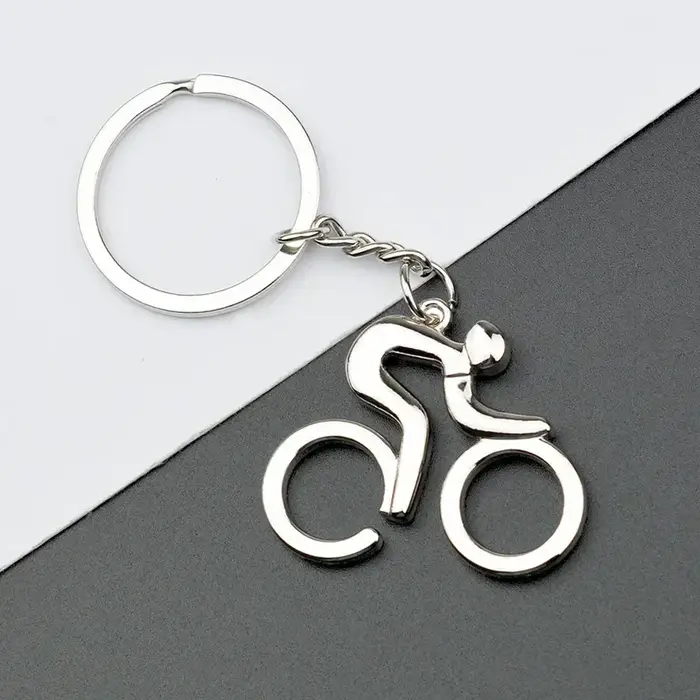 Porte-clés de vélo rétro Vintage en métal