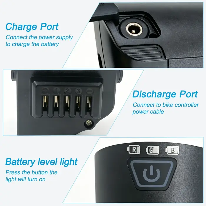 Batterie de vélo électrique amovible intégrée 36V 48V 13Ah 14Ah 17.5Ah pour Touroll J1 Trekking Actbest Cores Jasion EB5 Roamer ST EBike