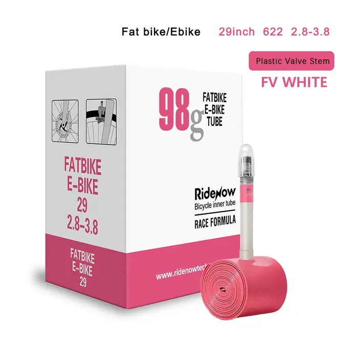 Chambre à air TPU pour Fat Bike 29/26/27.5 622/559/584 RIDENOW pour VTT électrique et Fat Bike