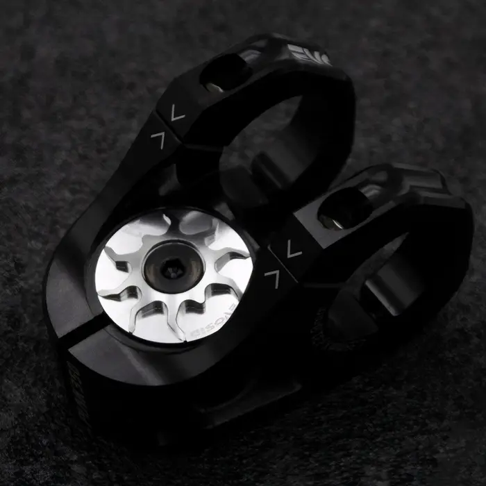 Capuchon de potence de vélo en alliage d'aluminium avec vis