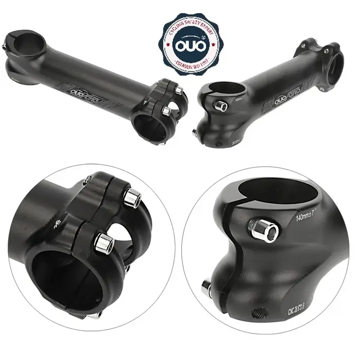 OUO vtt vélo Table CNC longue tige Riser guidon Extender 7/12/17/35 degrés 140/150mm tige vers le ba