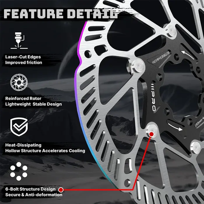 IIIPRO vélo Rotor 140/160/180/203MM