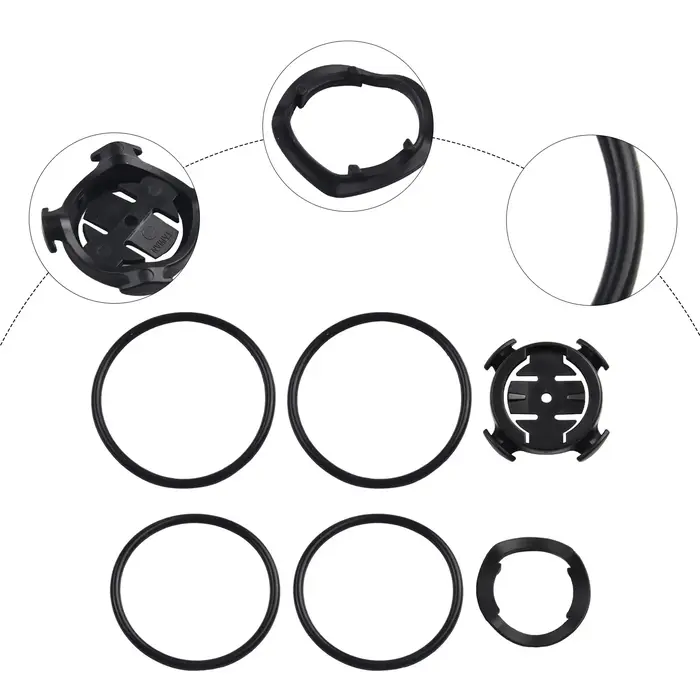 1pc vélo bord quart de tour support d'ordinateur pour Garmin tige ou guidon bandes de caoutchouc