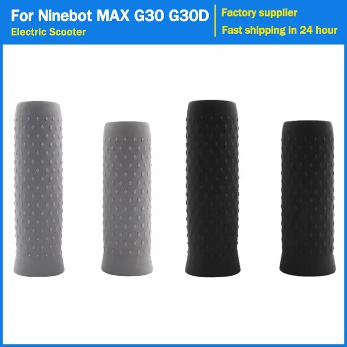 1 paire de poignées de guidon antidérapantes pour Scooter électrique Ninebot MAX G30 G30D KickScooter