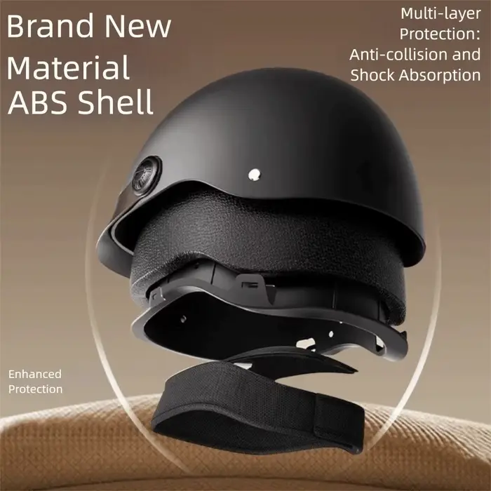 Casque de vélo électrique Ultra léger Vintage, protection solaire, demi-casque de moto respirant, prévention des chutes, casques de sécurité pour l'équitation