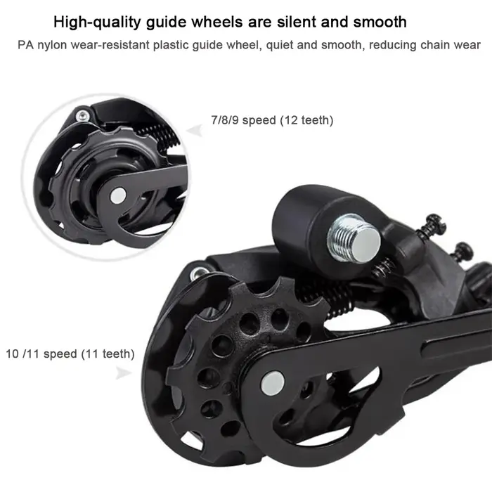 Dérailleur arrière de vélo vtt 7/8/9 10 11 12 vitesses