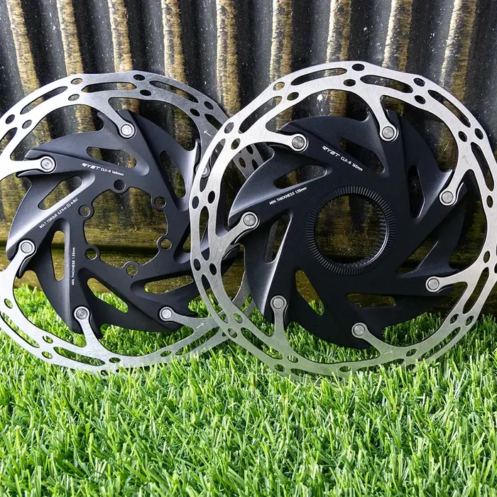 RYET Rotors de frein de vélo 140mm/160mm 6 boulons et verrouillage central