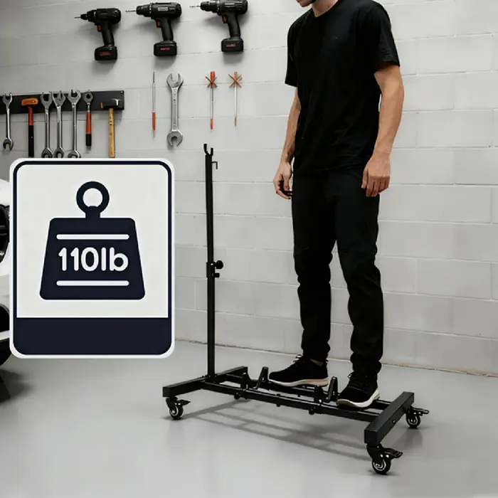 Support de vélo vertical en métal