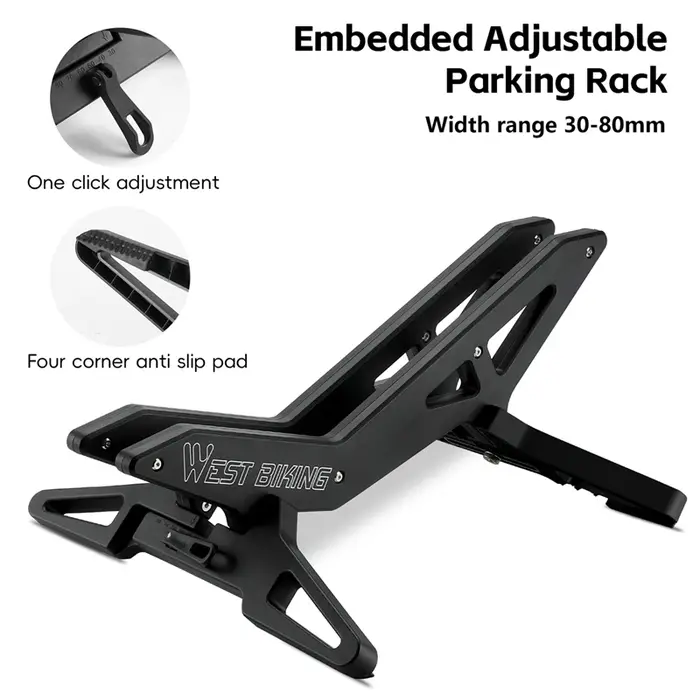 WEST BIKING – support de stationnement universel réglable pour vélo de route et vtt, support de stat