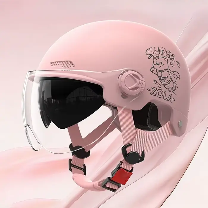 Demi-casque de moto électrique