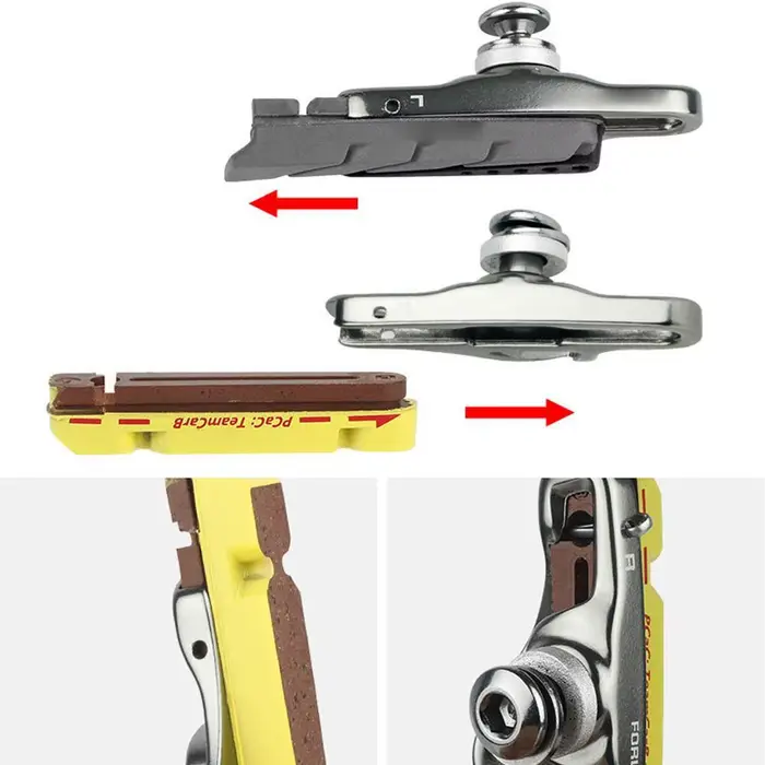 Plaquettes de frein pour vélo de route en carbone