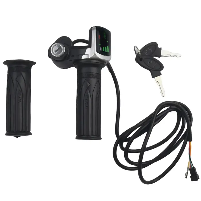 Améliorez votre conduite avec le guidon de poignée d'accélérateur 36/48V E Bike, écran LED pour scam