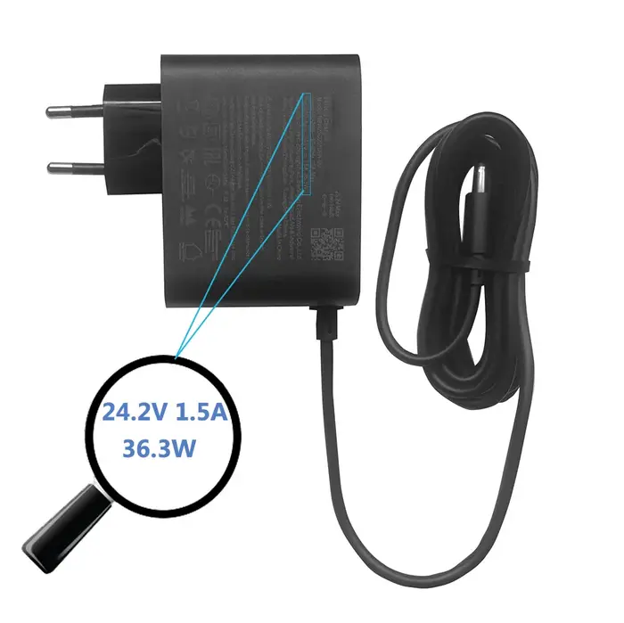 Chargeur d'origine pour trottinette électrique Xiaomi 4 Go Ninebot KickScooter E2 E2Plus EScooter, câble d'alimentation, alimentation 24.2V 1.5A