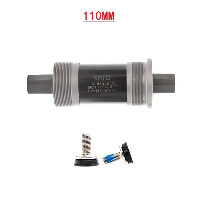 Boîtier de pédalier de vélo, boîtier de pédalier carré conique de 68 mm, accessoires de vélo, 110/11