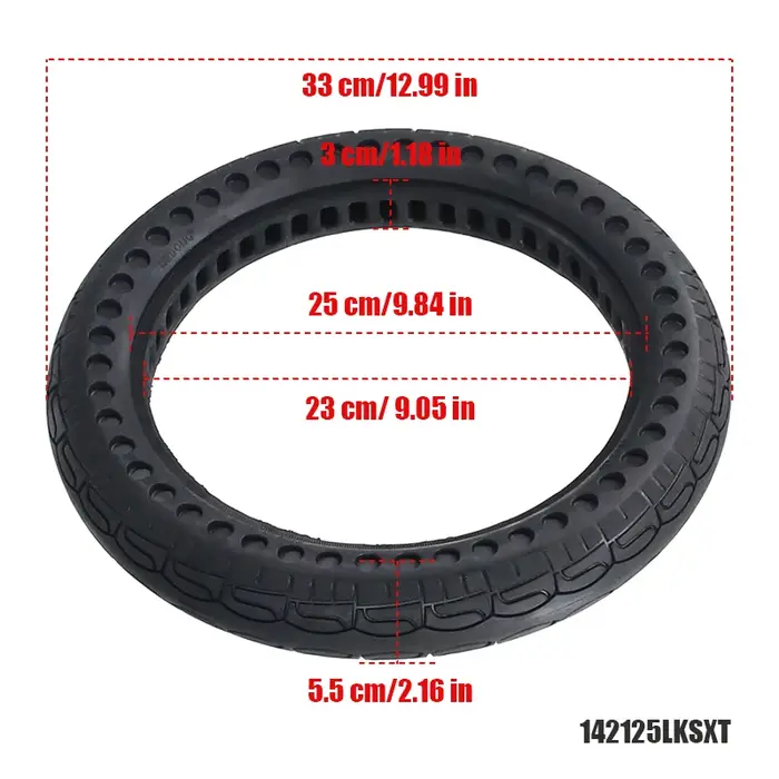 Scooter électrique 14x2.125 sans pneu gonflable anti-explosion pour vélo électrique pliable, accessoires pour vélo électrique