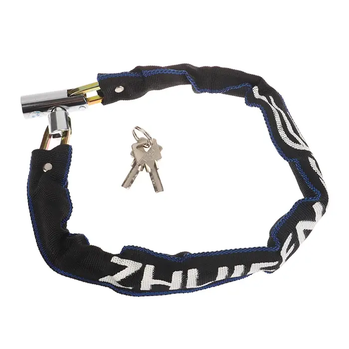【AD】Cadenas de sécurité robuste pour vélo, chaîne antivol en métal de 60 cm pour VTT, vélo de route,