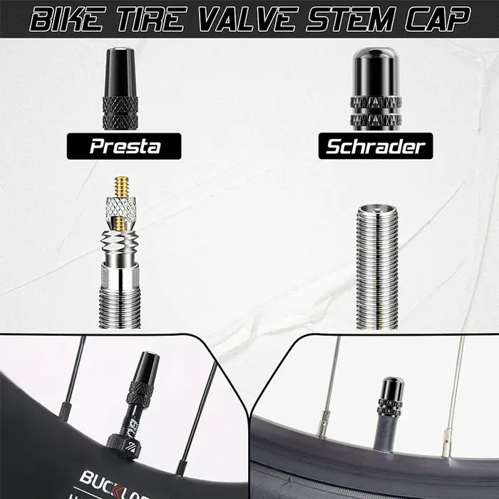 BUCKLOS – Valve Tubeless de vélo 40/44/55/60/80/100MM