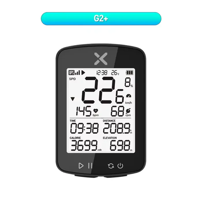 XOSS G2 Plus ordinateur de vélo sans fil GPS compteur de vitesse de cyclisme étanche ANT + Cadence v