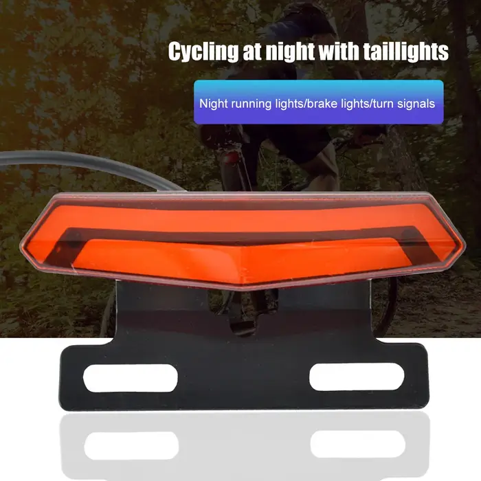 Ensemble de feux avant et arrière pour vélo électrique