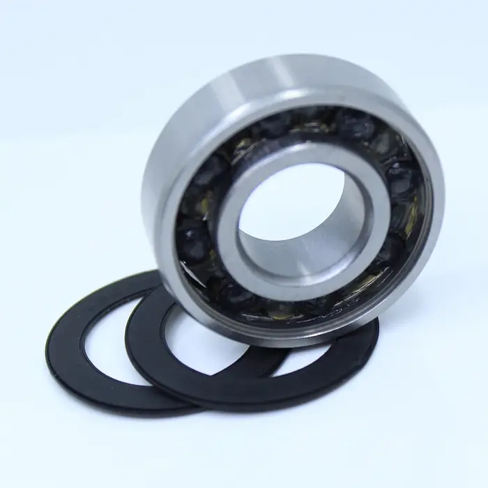 Roulement en céramique hybride 62/28 28*58*16mm (1 pièce) roue avant et arrière de vélo de course 62 28 2RS LUU hybrides Si3N4 roulements à billes 62/28RS