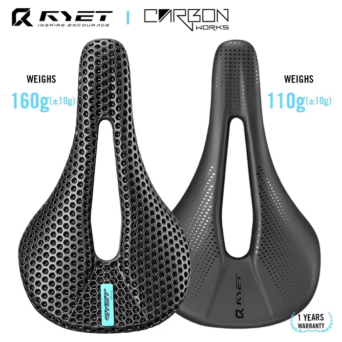 RYET vélo selle en carbone 3D