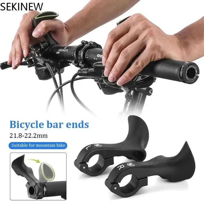 Extrémités de la barre intérieure du guidon pour vélo de route et VTT, design ergonomique, accessoires de cyclisme