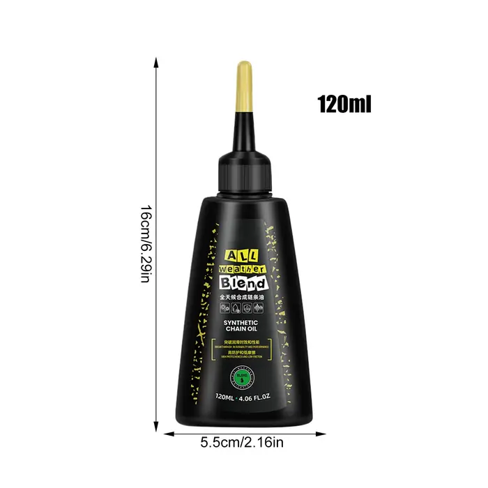 Huile synthétique pour chaîne de vélo, 120ml, lubrifiant multi-usage, sec et humide, anti-corrosion 
