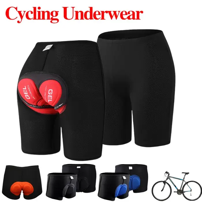 Shorts de cyclisme respirants avec rembourrage 3D
