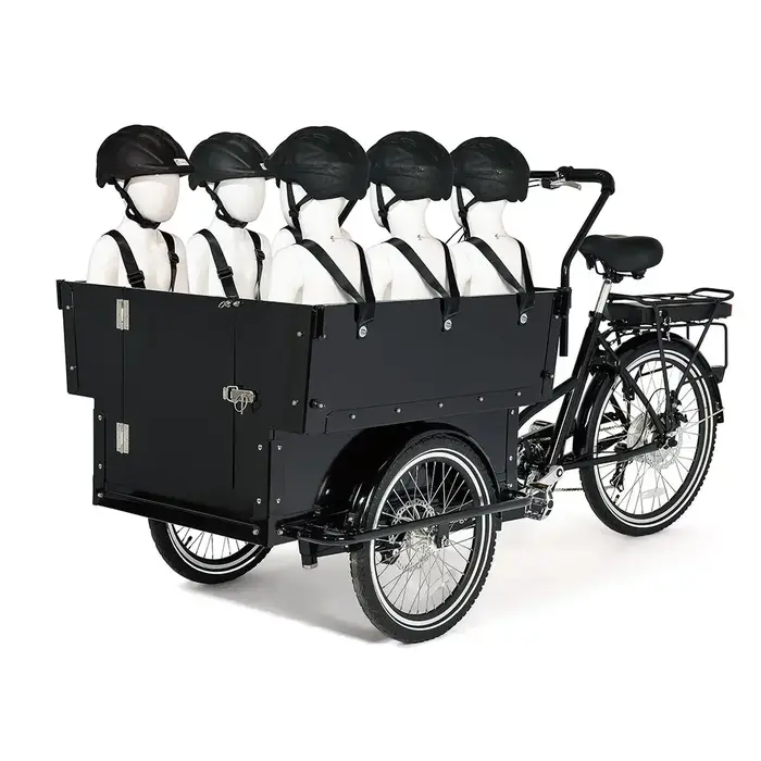 Tricycle de chargement électrique, vélo à chargement lourd avec frein à disque hydraulique, transpor