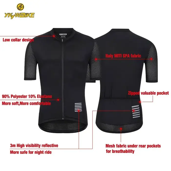 Maillot de Cyclisme à Manches Courtes pour Homme, Vêtement d'Été, pour VTT, Descente, Équipe Profess