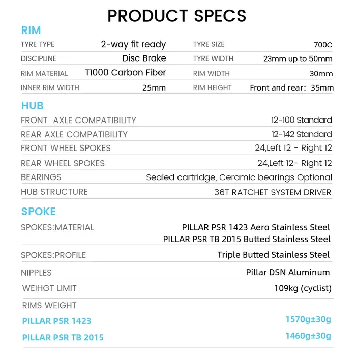 2025 RYET GRAVEL carbone roues frein à disque Cyclocross Tubeless prêt 700C