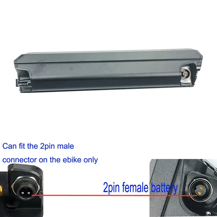 Batterie de vélo électrique 36V lithium haute capacité 10.4Ah à 17.5Ah coque PC ABS robuste IP65 pour vélos Nakamura et moteurs jusqu'à 1500W