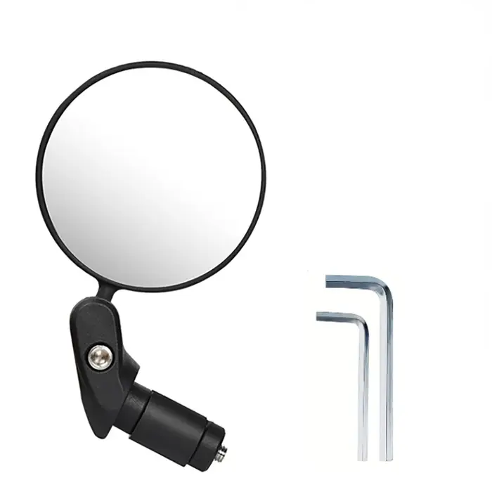 Rétroviseur de vélo 360 ° Rétroviseurs universels rotatifs pour guidon de cyclisme, miroir grand A