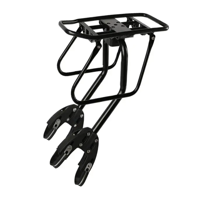 Porte-bagages arrière de vélo robuste en alliage d'aluminium
