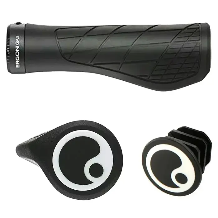 Ergon GA3 poignées ergonomiques pour vélo tout-montagne confort et Support de poignet pour vtt Trail antidérapant